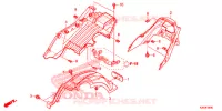 PARAFANGO POSTERIORE per Honda ZOOMER 110 X 2017