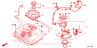 SERBATOIO CARBURANTE  per Honda ZOOMER 110 X 2017