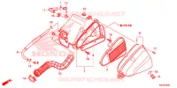 COPERTURA ANTERIORE/FILTRO ARIA per Honda ZOOMER 110 X 2019
