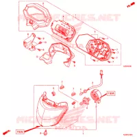 INDICATORE COMBINAZIONE per Honda ZOOMER 110 X 2019