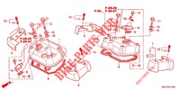 COPERTURA TESTA CILINDRO per Honda SHADOW VT 750 SPIRIT S 2011