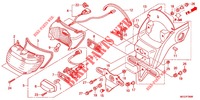 FANALE LUCE POSTERIORE (VT750C2B/C2S) per Honda SHADOW VT 750 SPIRIT S 2011